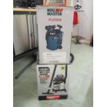 An Ozito wet and dry vacuum VWD-1220u in original box, unused, together with a Neumaster 700w PLD 30