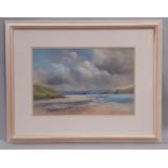 Jane Lampard (Local Interest, Contemporary) - Coastal Scene, pastel on paper, signed lower right