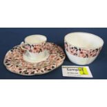 A quantity of miscellaneous 19th century tea cups and saucers, various factories and designs