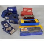 1950's/60's Hornby Dublo boxed locomotive and 10 items of rolling stock including EDL17 0-6-2 Tank