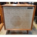 A vintage Heath kit floorstanding teak framed speaker