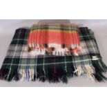2 woollen blankets including a Mackenzie tartan blanket/ travel rug by Chalmers of Oban 1.9x1.5m and