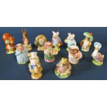 Beswick Beatrix Potter figures - 12, including Alderman Ptolemy, The Amiable Guinea pig, etc