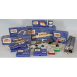 Hornby Dublo station and trackside buildings and accessories including the following boxed;