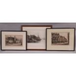 (British School, c.Early 20th Century) Three Etchings by Different Artists to Include: Henry