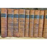 Antiquarian Interest - Dickens works, 11 volumes, leather bound, further leather bound works to