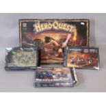 'Hero Quest' adventure board game (unchecked) together with boxed Warhammer items including 'Storm