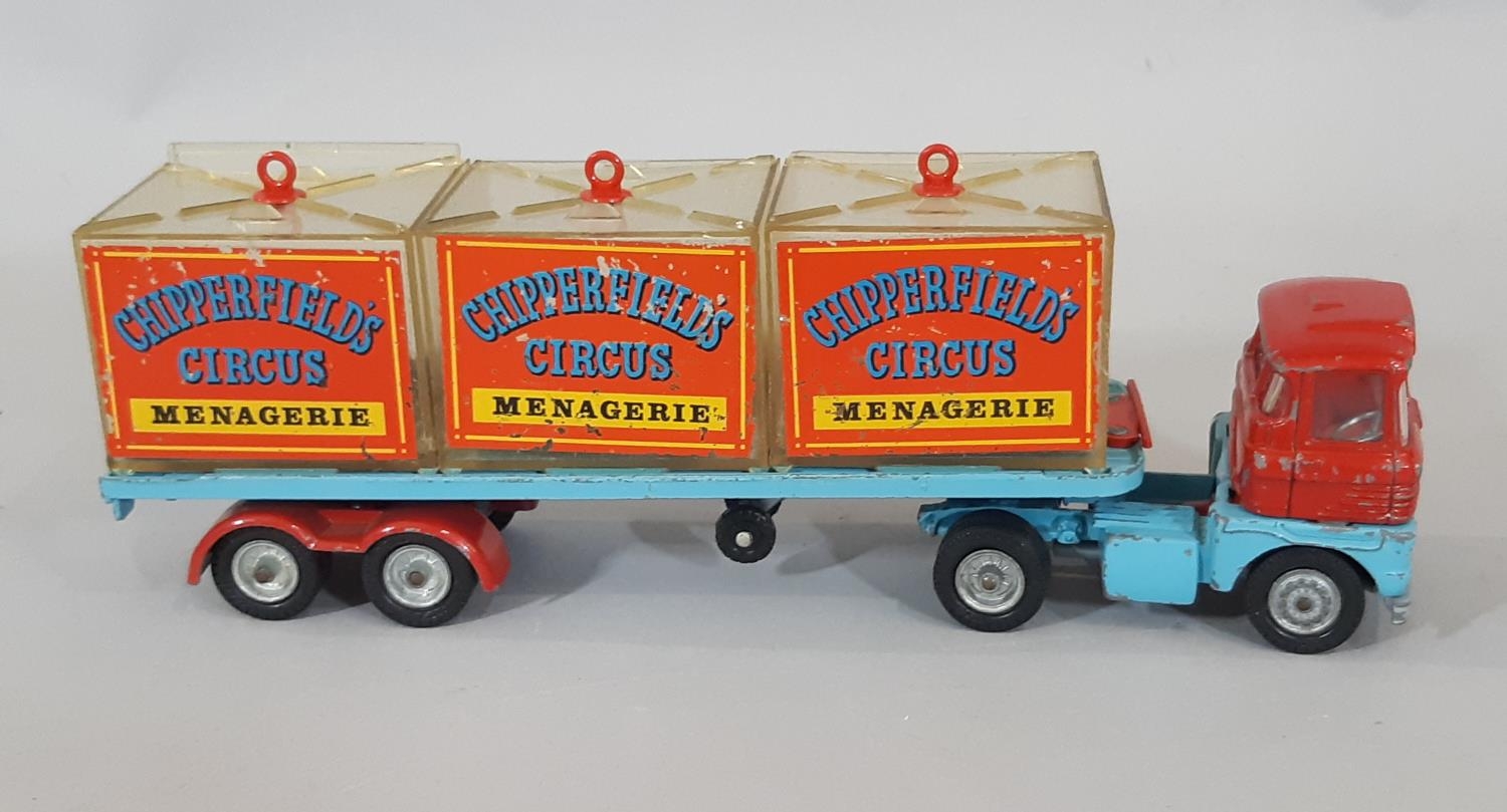 Vintage model vehicles, unboxed, including Corgi Chipperfield circus Menagerie Transporter and - Image 4 of 4