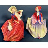 Four Doulton figures of Sweet Anne, Miss Demure, Bess and Autumn Breezes (4)