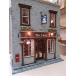 'The Swan'- a period style Public House dolls house comprising a front opening 3 storey building