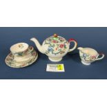 An extensive of Royal Cauldon Victoria and Booth's Flora Dora ware comprising tea cups, saucers,