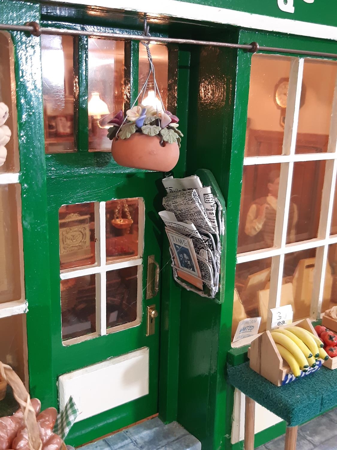 'The Village Store'- an impressive and finely detailed dolls house shop in early to mid 20th century - Image 7 of 16