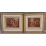 Two 18th Century Stipple Etchings to Include: William Wynne Ryland After Angelica Kauffman - '