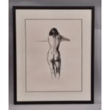 After Frans de Geetere (1895-1968) - Standing Nude, etching, blindstamped 'Musee du Louvre