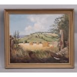 David Ellwood (20th Century) - British Country Scene (1987), oil on canvas, signed lower right, 51 x