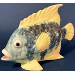 A Chessil pottery figure of a fish