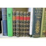 Victorian Flower/Bird Interest - including Birdlife by Doctor AE Brehm, five volumes of The Flower
