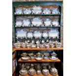 Extensive collection of Royal Cauldon "Victoria" dinner wares comprising dinner plates, tea