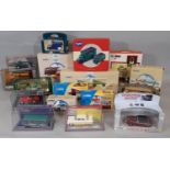A collection of boxed Corgi model vehicles including limited edition Billy Smart's Truck &