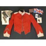 Cheshire Regiment dress jacket of Regimental Quartermaster Sergeant Robert Jackson (served 1895-