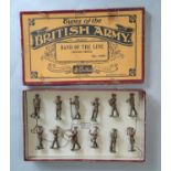 Britains set 1290 'Band of the Line' 12 bandsmen in service dress in original Whisstock box with