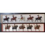 2 Britains military box sets comprising set 138 French Cuirassiers and set 24 9th [Queen's] Royal