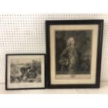 Two Framed Prints: J. M. Ardell After Joshua Reynolds (1723-1792) - 'The Rt. Honourable George