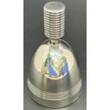 A stylish French silver 'Christofle Paris' service bell, dated 1930, maker Lue Lanel, weight 3.6oz