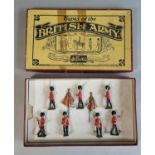 Britains set 460, Colour Party of the Scots Guards in original Whisstock box with tie-in card (