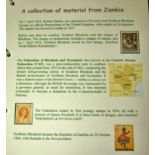 Collection of Rhodesia & Nyasaland stamps (appears complete), Northern Rhodesia & Zambia. 1925 GV
