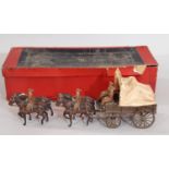 Britains set 1450, Royal Army Medical (Red Cross) four horse Ambulance, service dress four horse