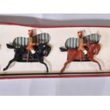 Britains set 47, 1st Bengal Cavalry 'Skinner's Horse' including trumpeter in original printers