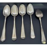 A mixed selection a Scandinavian silver metal flatware mainly forks and spoons together with a