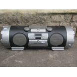 A JVC Powered Woofer CD System RV-NB 10B / RV-NB 10W with hand book and handset, little used