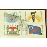 Two volume collection of Bophuthatswana appears complete 1977-1994, includes some FDC's