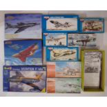 11 model aircraft kits, all 1:72 scale including kits by Extrakit, Fujimi, Frog, Novo and Revell.