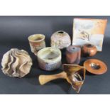 Collection of Studio ware including pieces by Christine Gittings, Stuart Houghton, Emma Gladwyn,