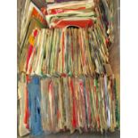 A large quantity of 45rpm singles (500 plus)