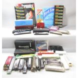 A large and wide ranging collection of Harmonicas including some by Hohner, Tom Bo by Lee Oskar,