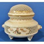 Three Japanese egg shell porcelain tea sets with landscape character, dragon and other typical