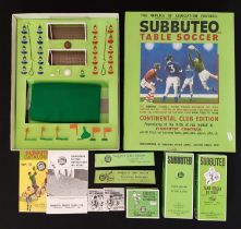 1970's boxed Subbuteo Table Soccer Club Edition game with instructions plus additional sets that