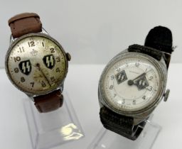 Two wristwatches, a Thiel example with seconds dial and an ‘Expert Swiss made’ example, both