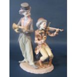 A Lladro figure number 5856, The Circus Concert, sculptor Jose Puche, 1992, with original box