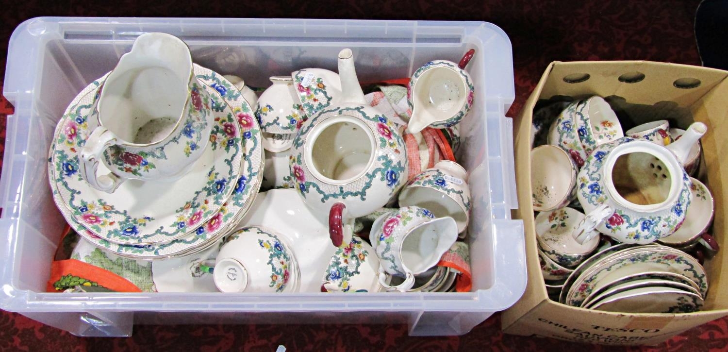 An extensive of Royal Cauldon Victoria and Booth's Flora Dora ware comprising tea cups, saucers, - Image 6 of 6