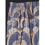 3 pairs extra long curtains in 'Armandine' fabric by Jonelle, lined with pencil pleat heading,