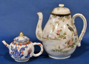 A collection of mostly Chinese porcelain and decorative arts to include a small Imari palette teapot