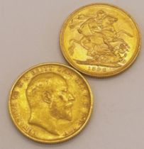 Two sovereigns for 1896 and 1903