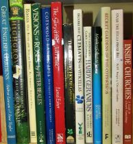 A small library of books, Cotswold and other gardens, plants, etc