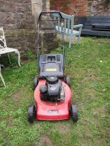 A Briggs and Stratton petrol lawnmower