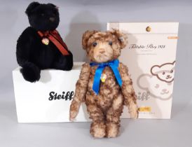 2 limited edition Steiff teddy bears, both boxed with certificates- Petsy 1928 no 1180/3000 and